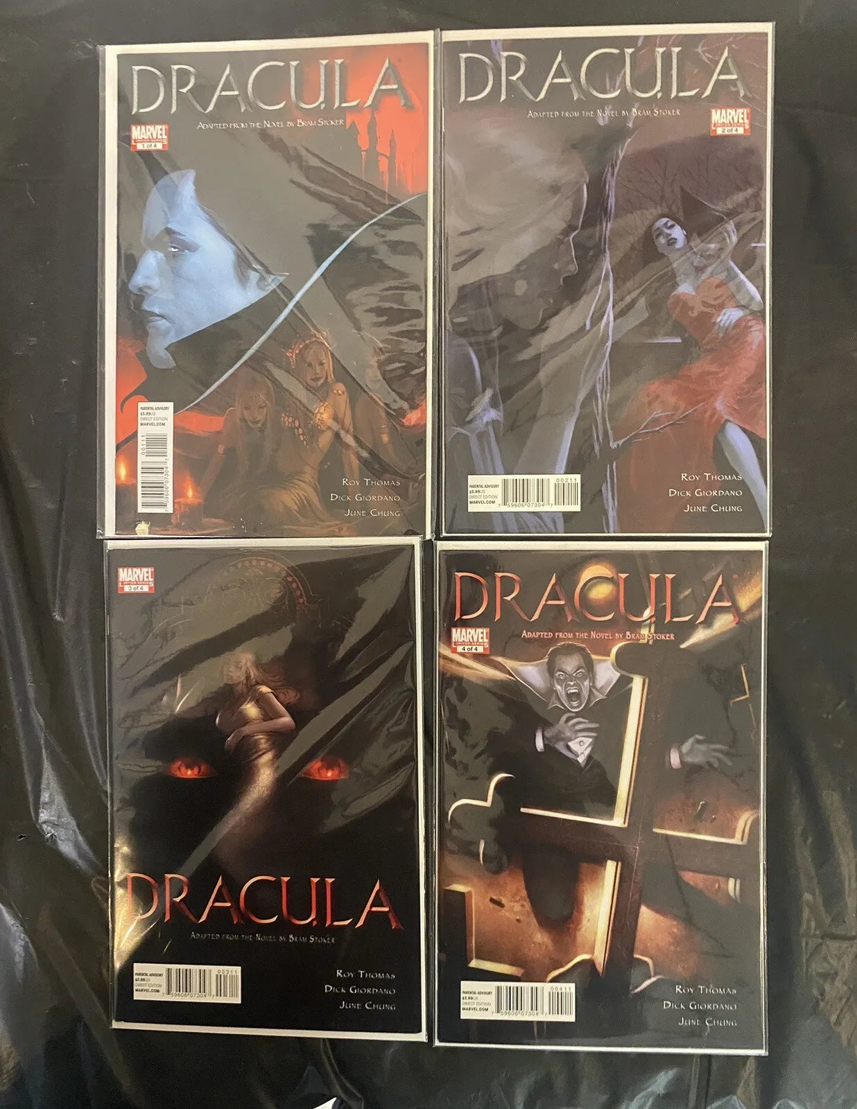 Dracula (Adapted from the Novel by Bram Stoker) COMPLETE Run Issues 1-4