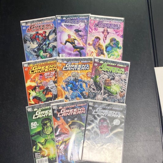 Green Lantern - Blackest Night Lot Issues 44-52