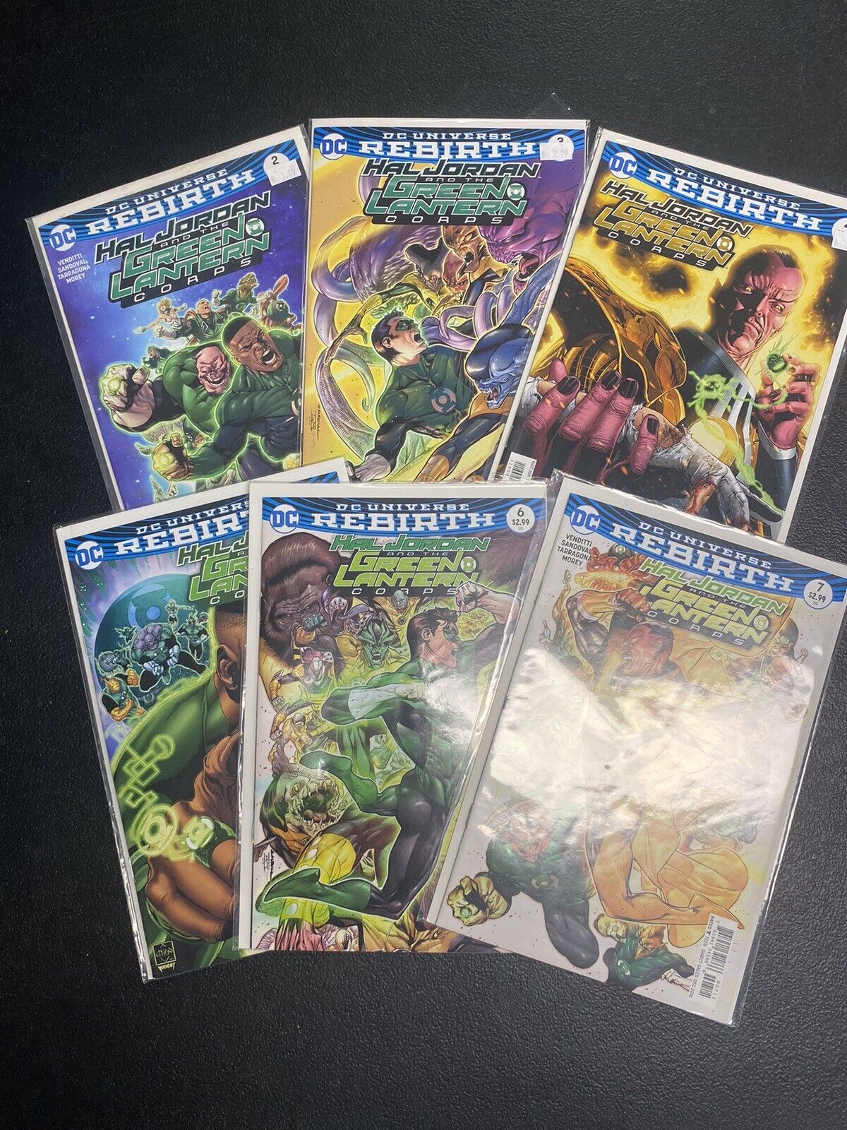 Hal Jordan & the Green Lantern Corps Lot (Issues 2-7) DC Universe Rebirth