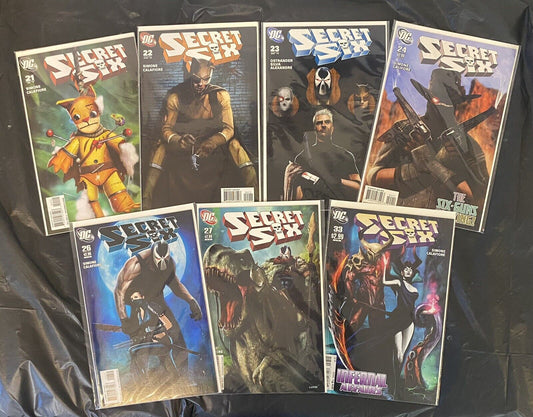 Secret Six (Mixed Lot) - Issues 21-24, 26, 27, 33